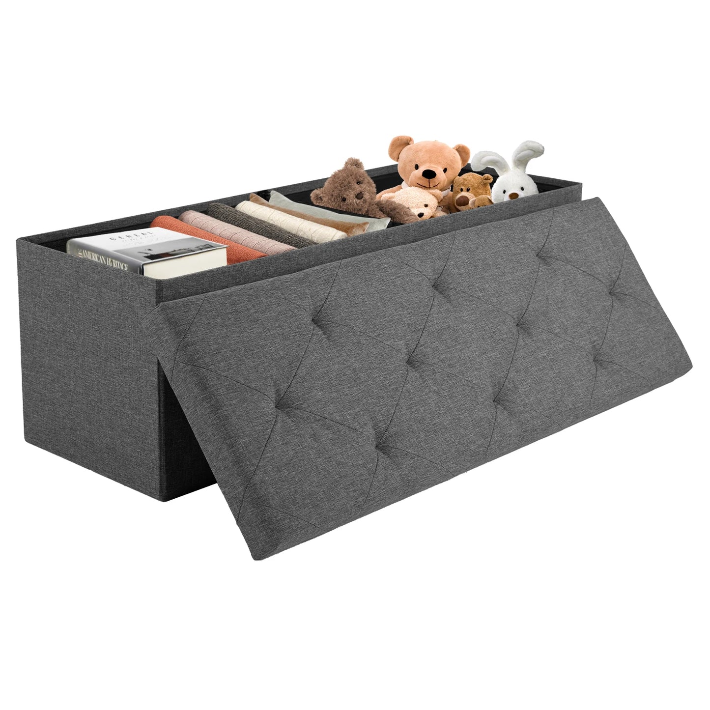Folding Ottoman with Foam Seats