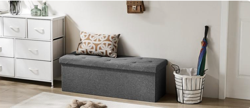 Folding Ottoman with Foam Seats
